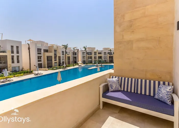 Ollystays Mangroovy Seaview 1br, & Pool Free Access! Red Sea